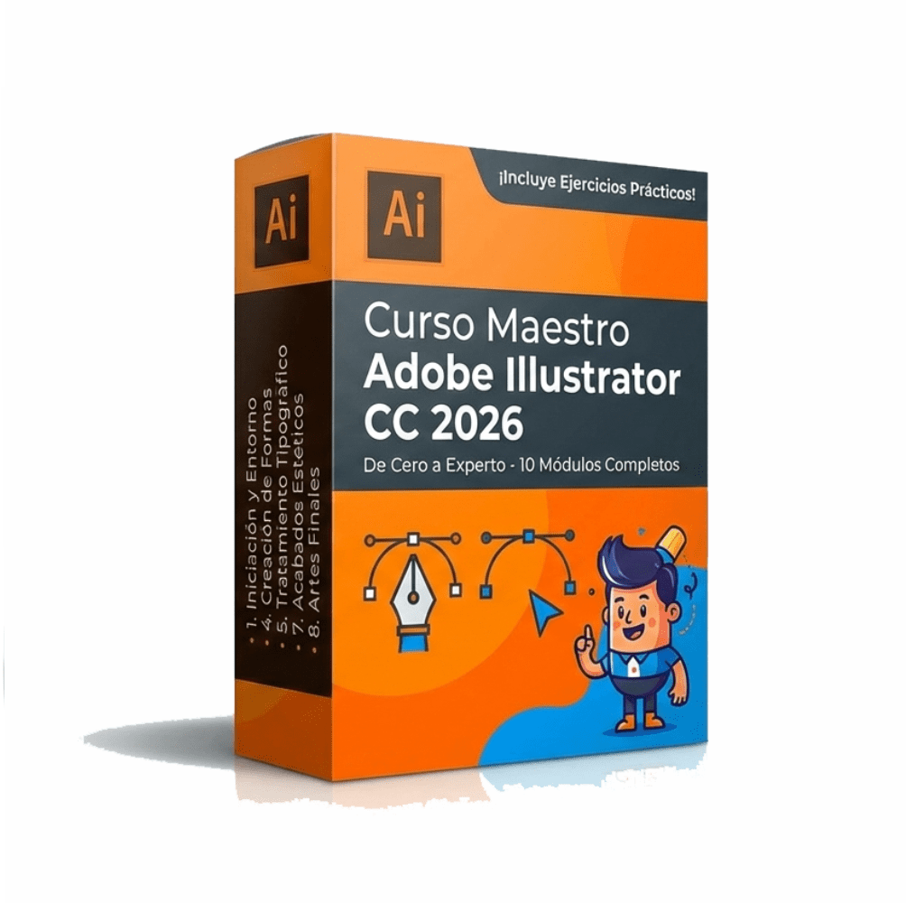 Curso maestro de Adobe Illustrator CC 2026