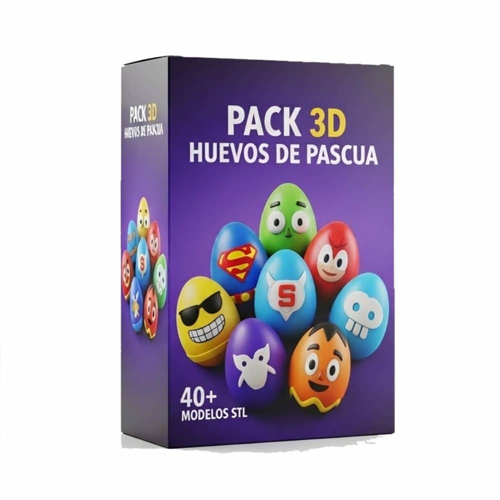 Mega Pack 40+ Archivos STL Huevos de Pascua Temáticos - Edición Coleccionista 3D