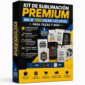 Kit de Sublimación Premium más de 1000 Tazas