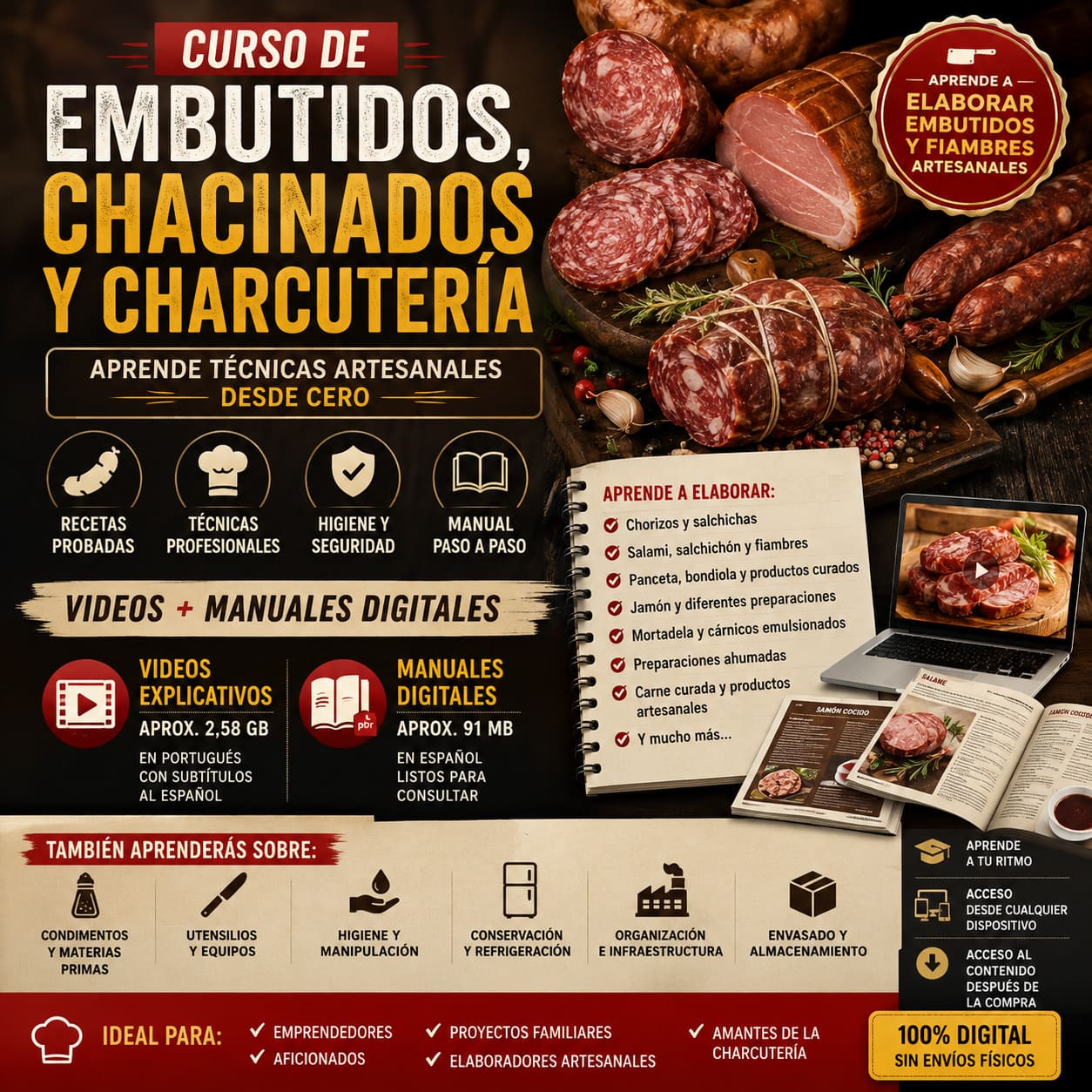 Curso Embutidos, Chacinados, Charcutería - Imagen 2