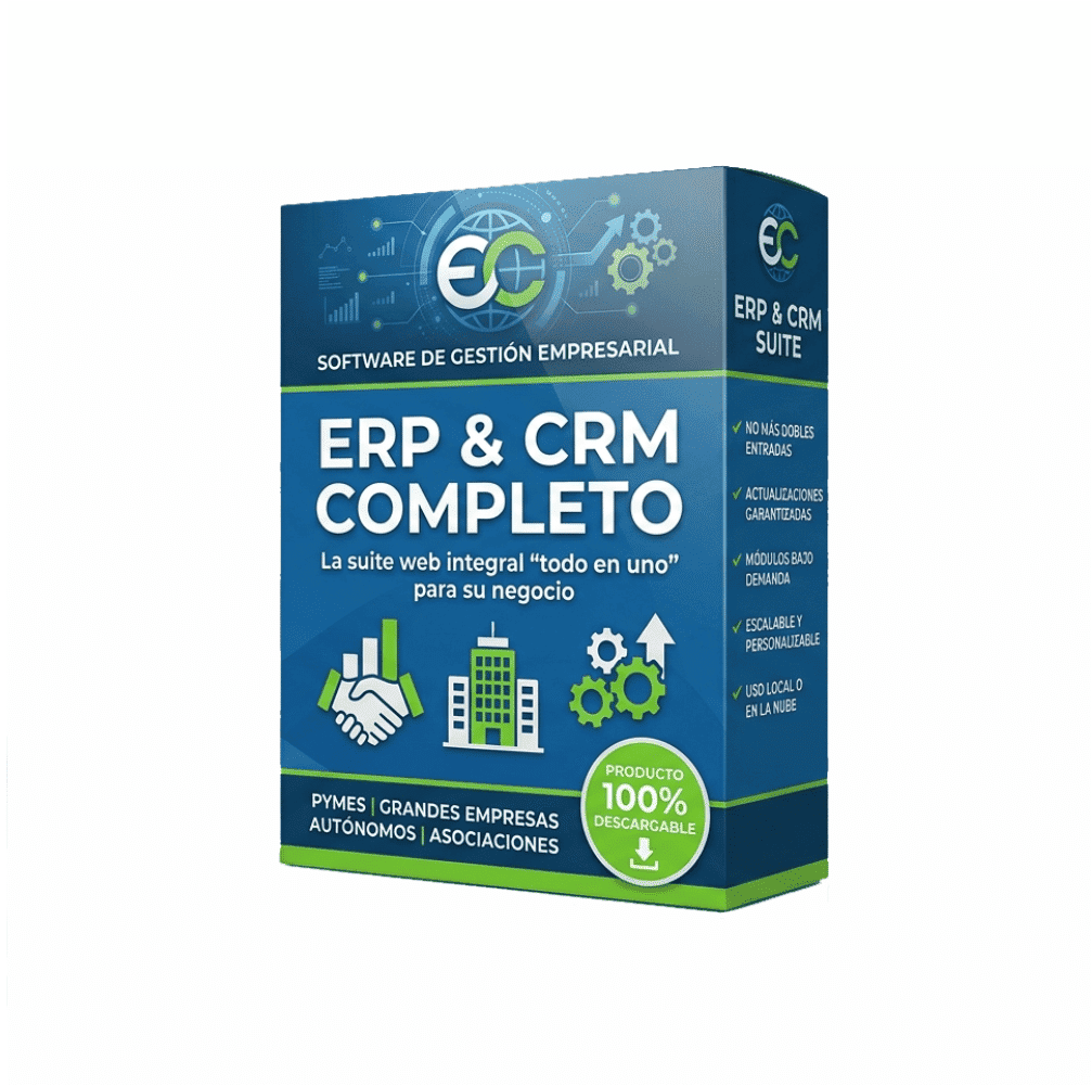 Sistema ERP y CRM Web Completo para PYMES y Autónomos - Gestión Empresarial Integral