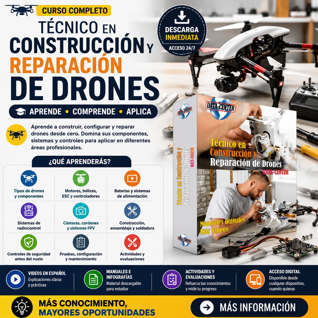 Técnico en Construcción y Reparación de Drones - Imagen 2