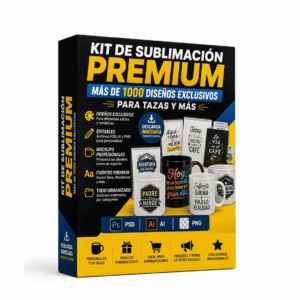 Kit de Sublimación Premium más de 1000 Tazas